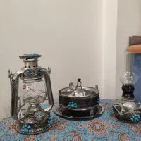 ست کامل چراغ ، فانوس و منقل