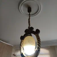 لوستر سقفی چوبی