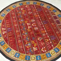 فرش گرد قطر 1.5 متر