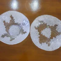 کاسه و بشقاب کریستال تیفین فرنسیسکان ۱۹۸۶ نایاب