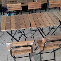 میز و صندلی چوبی ترمو