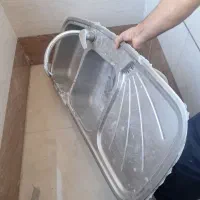 سینک ظرفشویی دو لگنه
