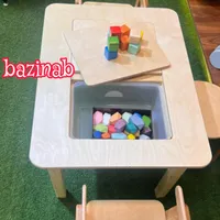 میز شن/آب/مونته سوری چوبی کودک/تجهیزخانه بازی/مهد|اسباب‌‌بازی|تهران, نعمت‌آباد|دیوار