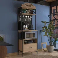 کافی بار میز بار پشت طوری شلف و طبقه اشپزخانه