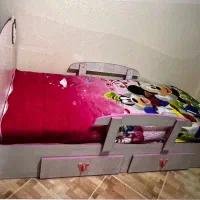 تخت و کمد تمام ام دی اف با تشک