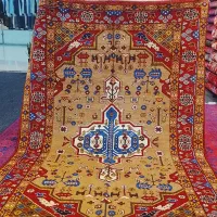 قالیچه گل ابریشم