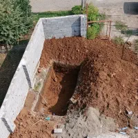 حفاری کندکاری کندن پی ساختمان استخر فاضلاب شمعک