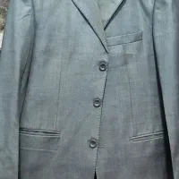 کت و شلوار  طوسی نوک مدادی روشن