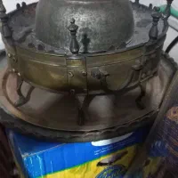 منقل روسی قدیمی با در پوش