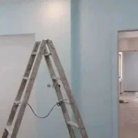 نقاشی ساختمان و طرح کاغذ دیواری