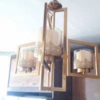لوستر نو و استیل طلایی