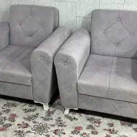 مبل ۷ نفره با جلو مبلی در حد نو