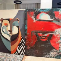 تابلو یک عدد فقط خرس