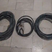 دو عدد دو عددکابل جوشکاری به همراه یک عدد سیم سیار