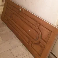 درب چوبی دو لنگه