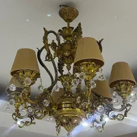 دو عدد لوستر ۶ شاخه