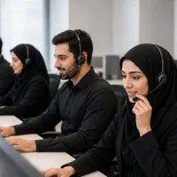 پشتیبان و مشاور تلفنی