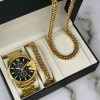 ست ساعت مردانه ۳تکه اورجینال،ضمانت+پرداخت درب منزل