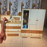 تخت کمد نوزاد مدل روما
