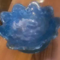 تعدادی شکلات خوری ابی رنگ بسیار زیبا