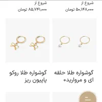 گوشواره حلقه کوچک بچه گونه گم شده