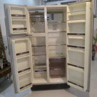 یخچال ساید ۳درب اتتیک و بسیار سالم باموتور ژاپن