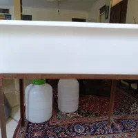 لگن ظرفشویی با چهار پایه فلزی