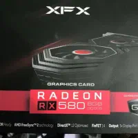کارت گرافیک XFX RX580 8G GTS پیچ پلمپ با جعبه اصلی