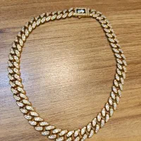 گردنبند استیل نگین دار