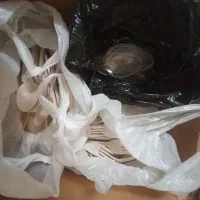 قاشق و چنگال و چاقو یکبارمصرف