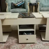میز جلو مبلی به همراه ۴ عدد میز عسلی ست
