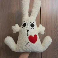 عروسک خرگوش پارچه نرمالو و بره ای مخصوص کودک