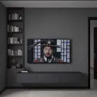 تی وی وال مینیمال طرح زمرد