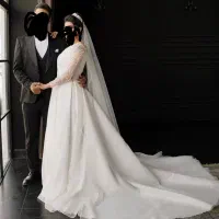 لباس عروس مزون دوز یکبار استفاده شده