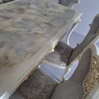 میز ناهار خوری سلطنتی ۸ نفره کاملا نو و تمیز