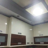 کابینت های گلاس+هود و گاز ایتالیایی