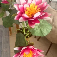 گلدان طلایی شیشه ای