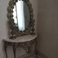 اینه شمعدان طرح برنز با جنس آلیاژ