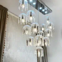 لوستر لاینر آبشاری باکارات