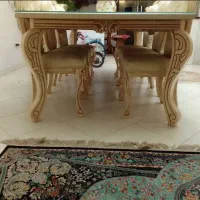 میز ۸نفره تمام چوب