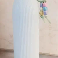 قمقمه شیشه ای با روکش سیلیکونی آبی