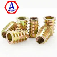 مهره روپیچ توپیچ مهره پرچی مهره خاردار میزتلویزیون