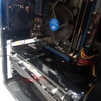 کیس گیمینگ کامپیوتر  رم۱۶  هارد ssd گرافیک سری راگ