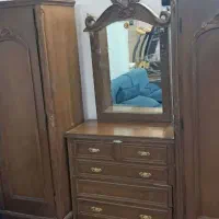 کمد سه تیکه لباس چوبی