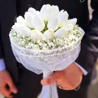 تاج گل ، ماشین عروس ، دسته گل ، باکس گل