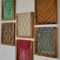 قاب جاکلیدی مکرومه بافی