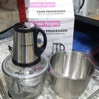 خردکن استیل دوکاسه دسینی با ارسال غذاساز + خوردکن