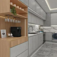 طراحی و اجرای کافی بار مدرن و لوکس