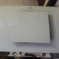 هود کن شیشه ای سفید کار کرده