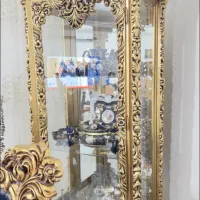 ویترین پر منبت چوب گردو سالم